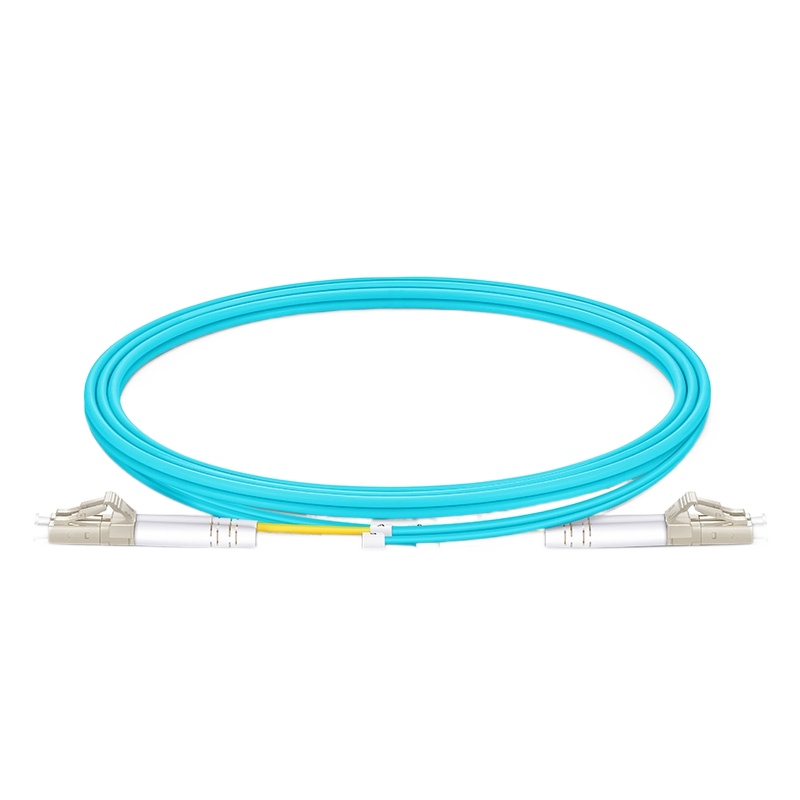 5m(16ft), 2F, LC UPC Duplex to LC UPC Duplex, Riser (OFNR), OM3, 2.0mm